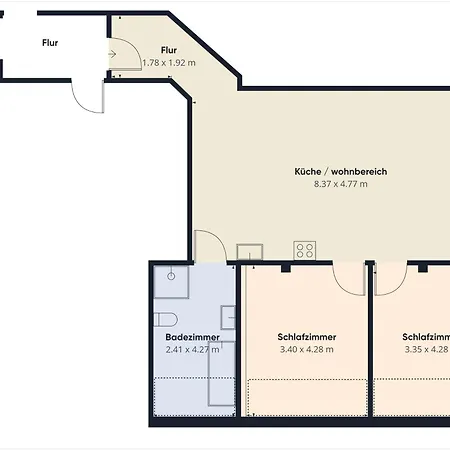 Beauty&beast 24h-check-in, 6 Pers, Klima, Massageliege